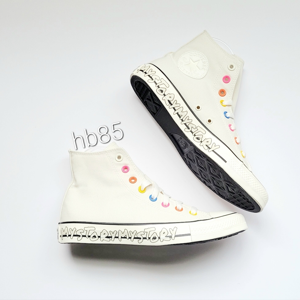 Converse CTAS Hi Egret Hyper Pink Black Women's 13